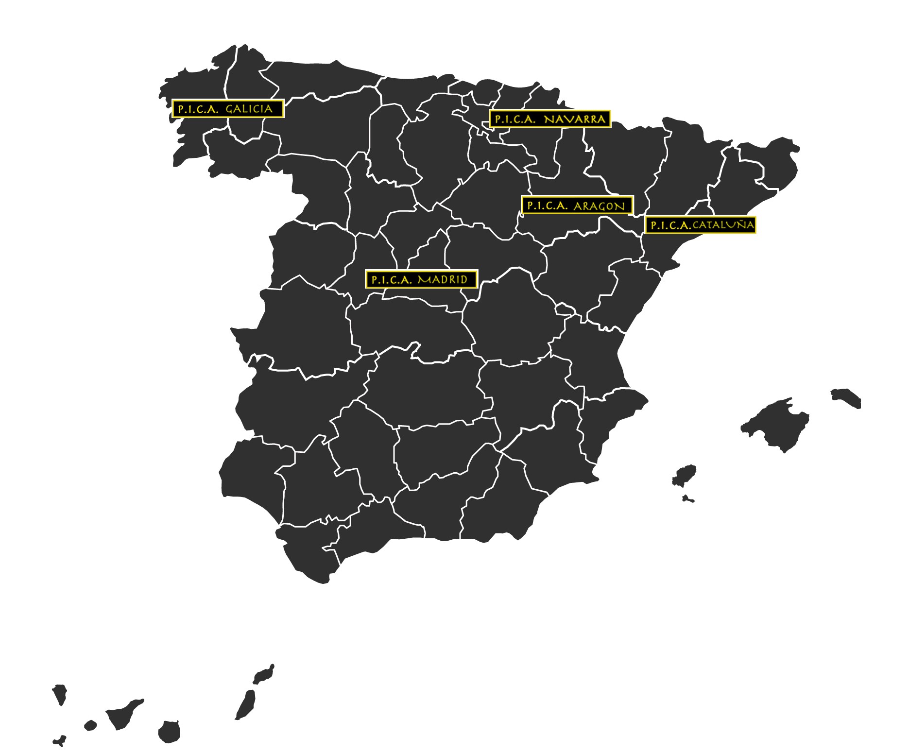 MAPA PICA ESPAÑA